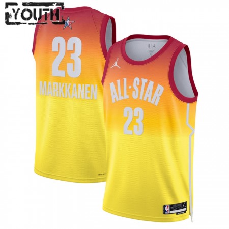Dres All-Star 2023 Team 2 Lauri Markkanen 23 Nike Naranča Swingman - Dječji